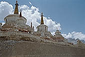 Ladakh - chrtens at Lamayuru gompa 